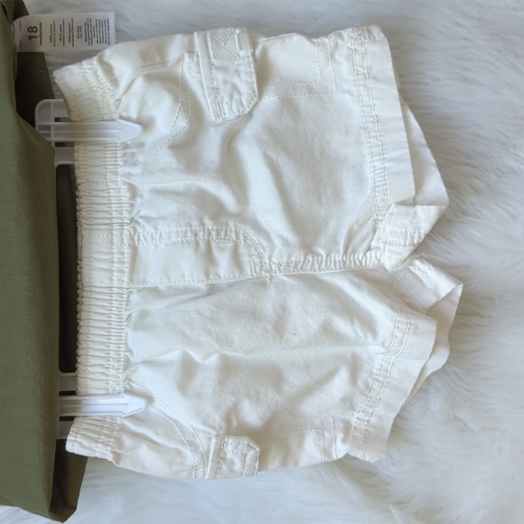 CARTER'S | 2-Piece Embroidered Top and Cargo Shorts Set - Picture 4 of 5